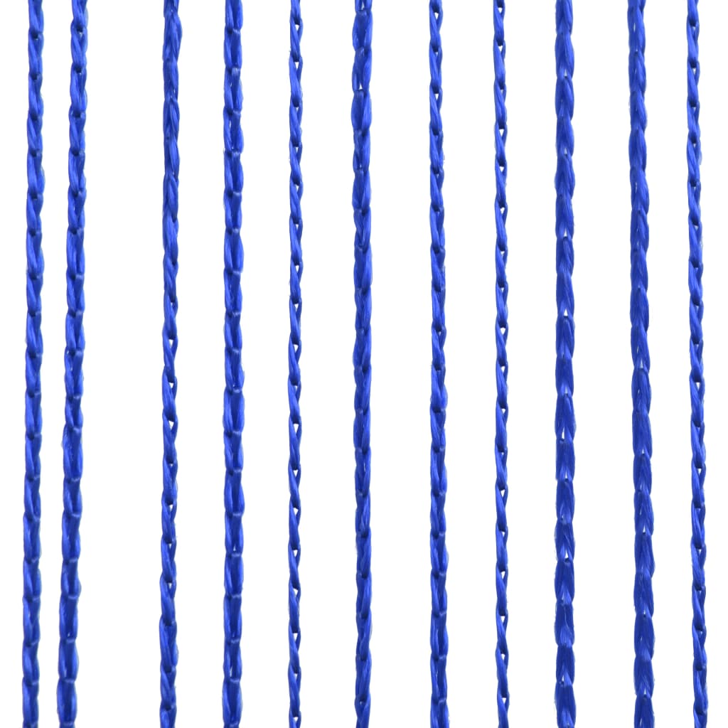 Draadgordijnen 140x250 cm blauw 2 st