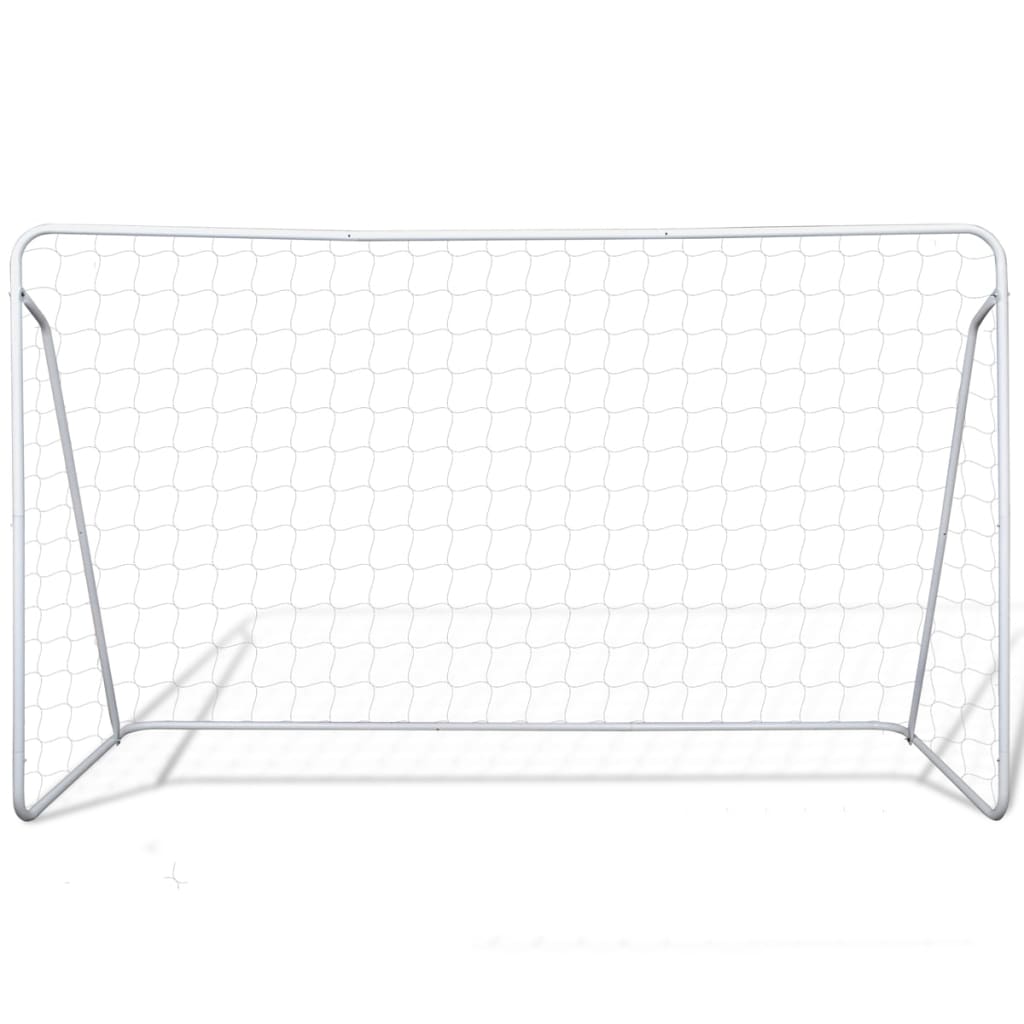 Voetbalgoals 2 st 240x90x150 cm staal