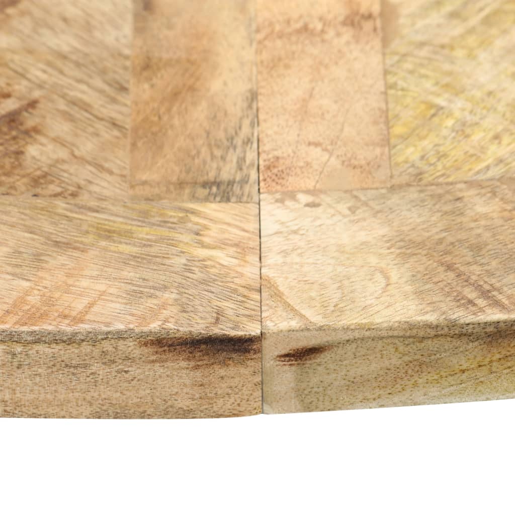 Eettafel rond 150x76 cm massief mangohout