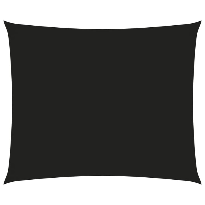 Zonnescherm rechthoekig 3,5x4,5 m oxford stof zwart