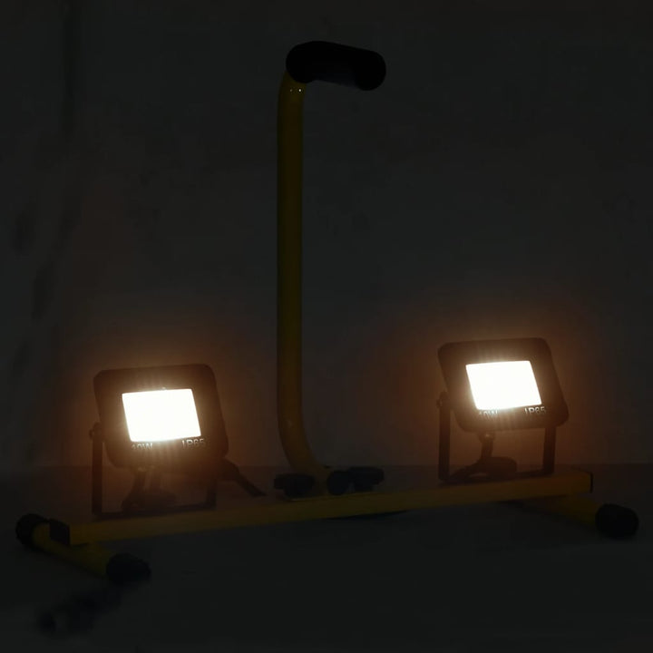 Spotlight met handvat LED 2x10 W warmwit