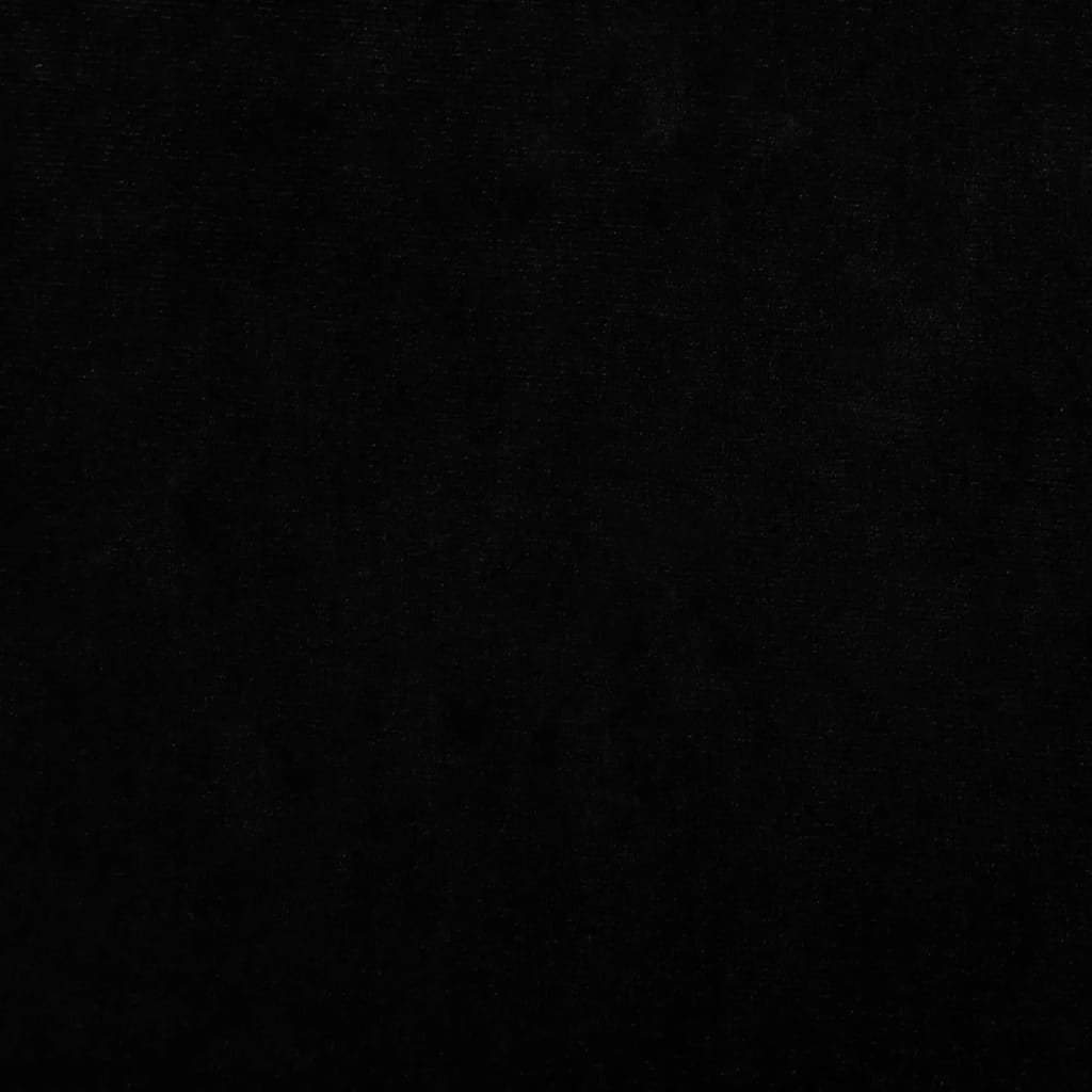 Kinderbank 70x45x30 cm fluweel zwart