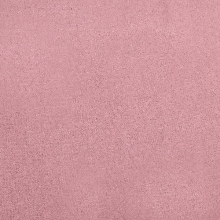Kinderbank met voetensteun 100x50x30 cm fluweel roze