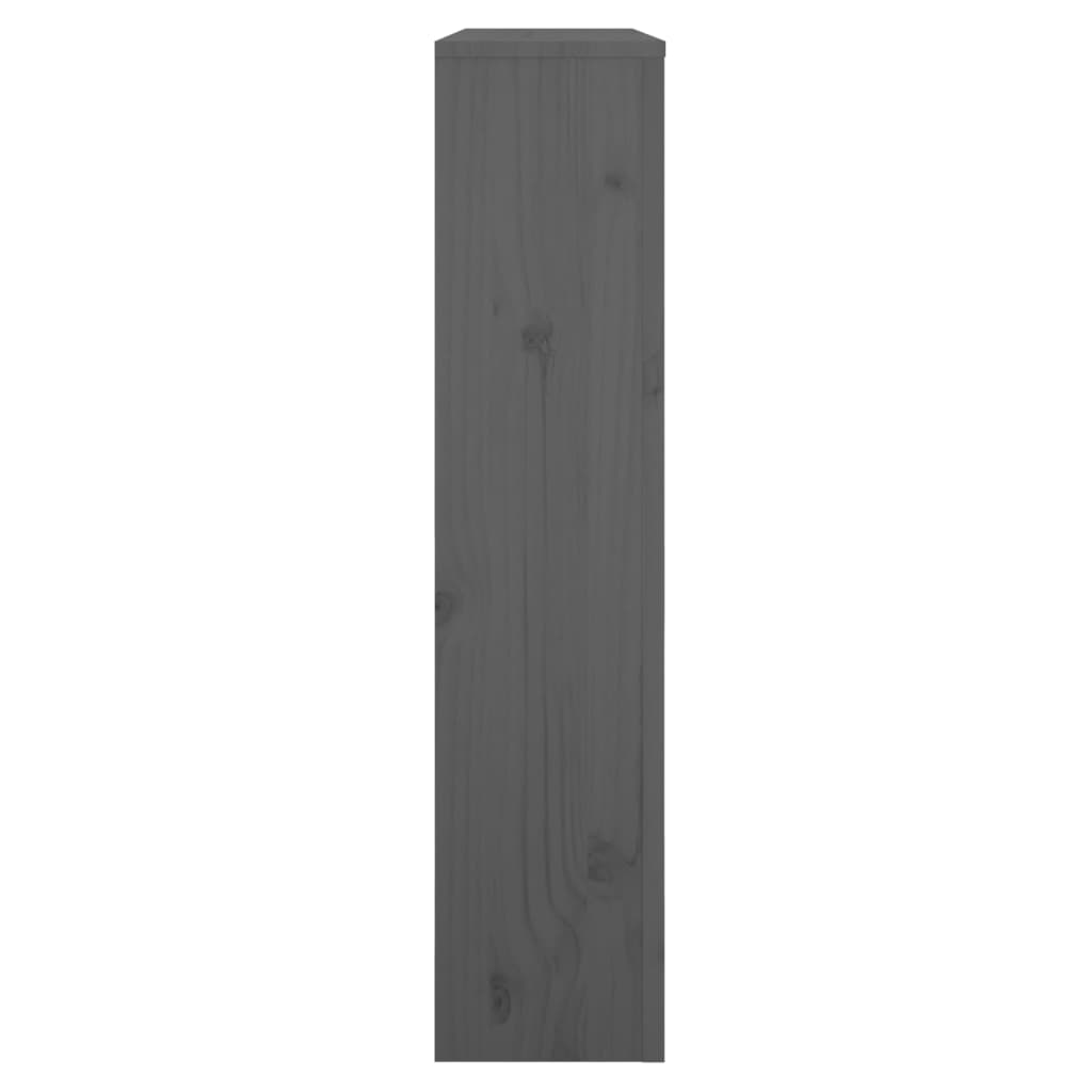 Radiatorombouw 79,5x19x84 cm massief grenenhout grijs