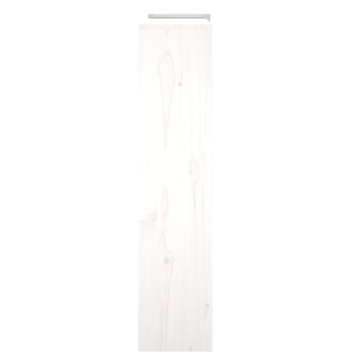 Radiatorombouw 210x21x85 cm massief grenenhout wit