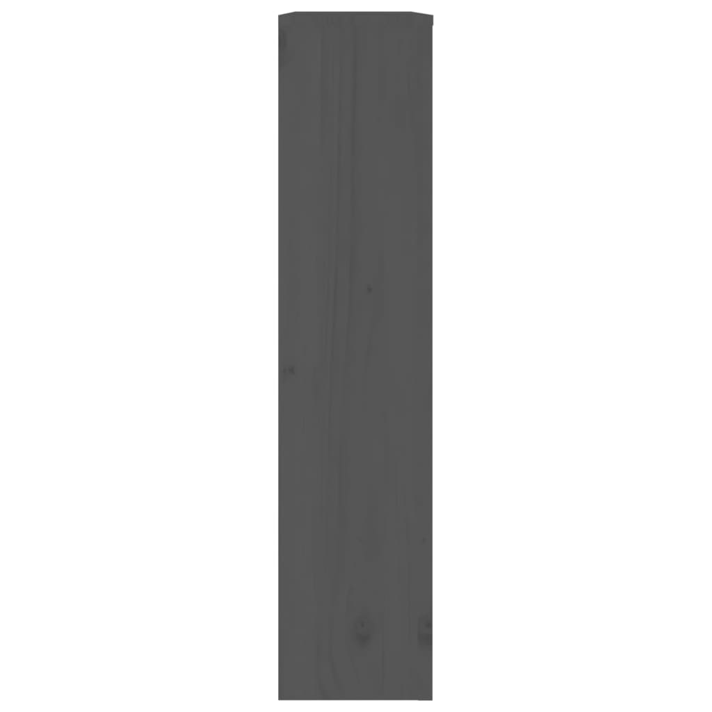 Radiatorombouw 79,5x19x84 cm massief grenenhout grijs