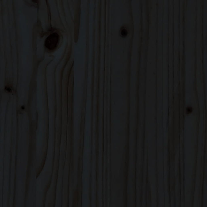 Barkrukken 2 st 40x36x75 cm massief grenenhout zwart