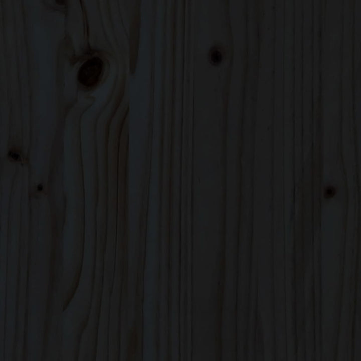 Barkrukken 2 st 40x48,5x115,5 cm massief grenenhout zwart