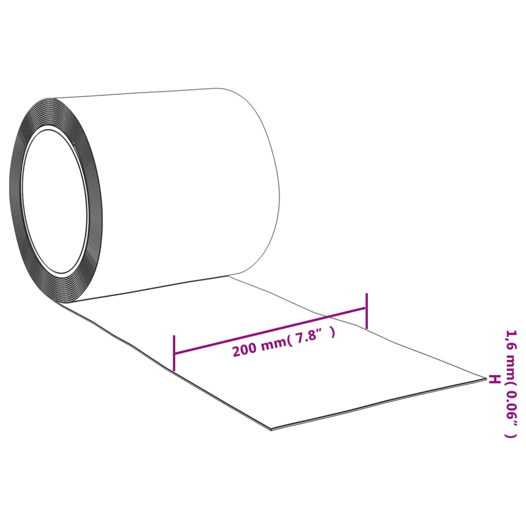 Deurgordijn 200x1,6 mm 10 m PVC transparant