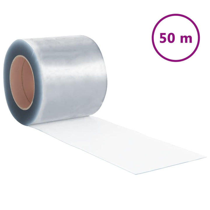 Deurgordijn 200x1,6 mm 50 m PVC transparant