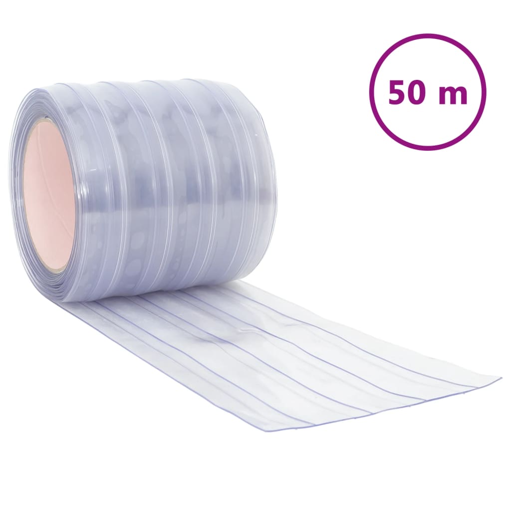 Deurgordijn 200x1,6 mm 50 m PVC transparant