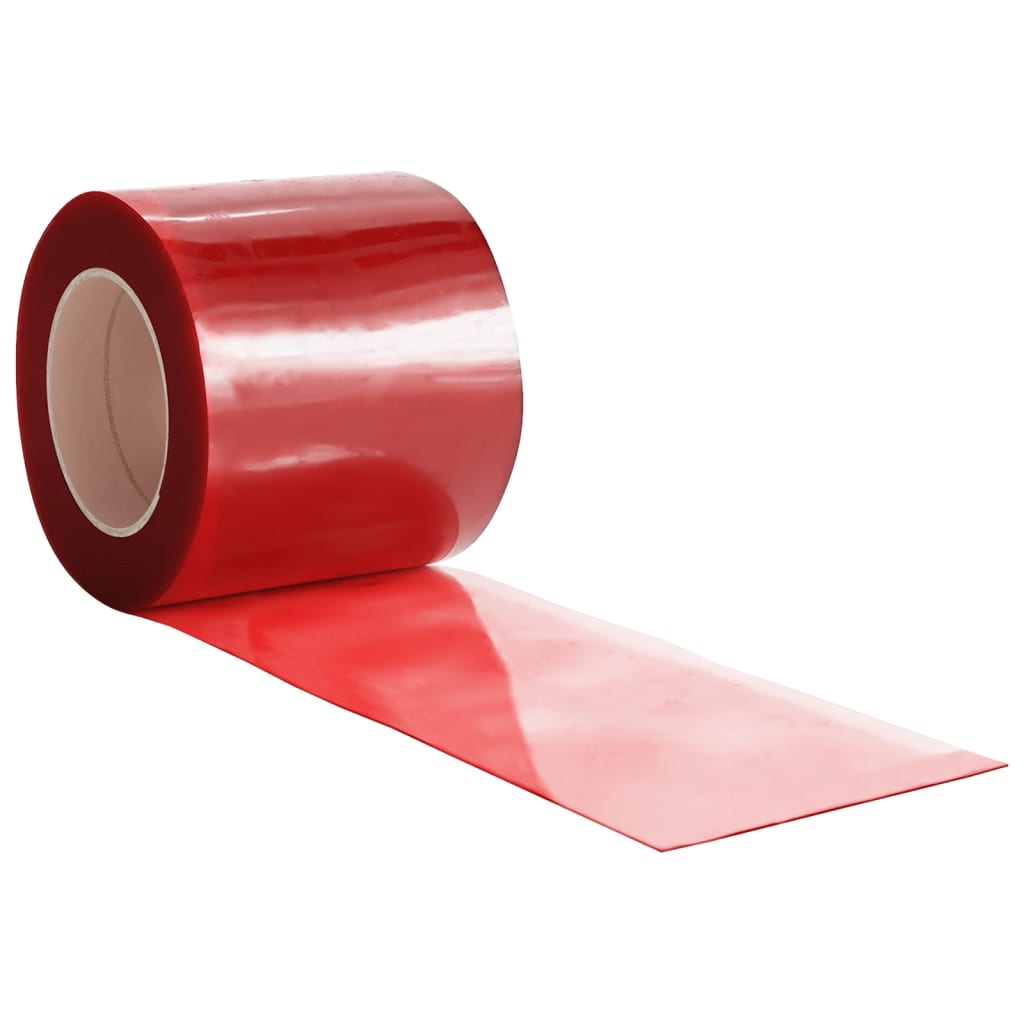 Deurgordijn 200x1,6 mm 50 m PVC rood