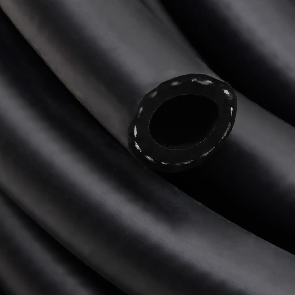 Luchtslang hybride 2 m rubber en pvc zwart