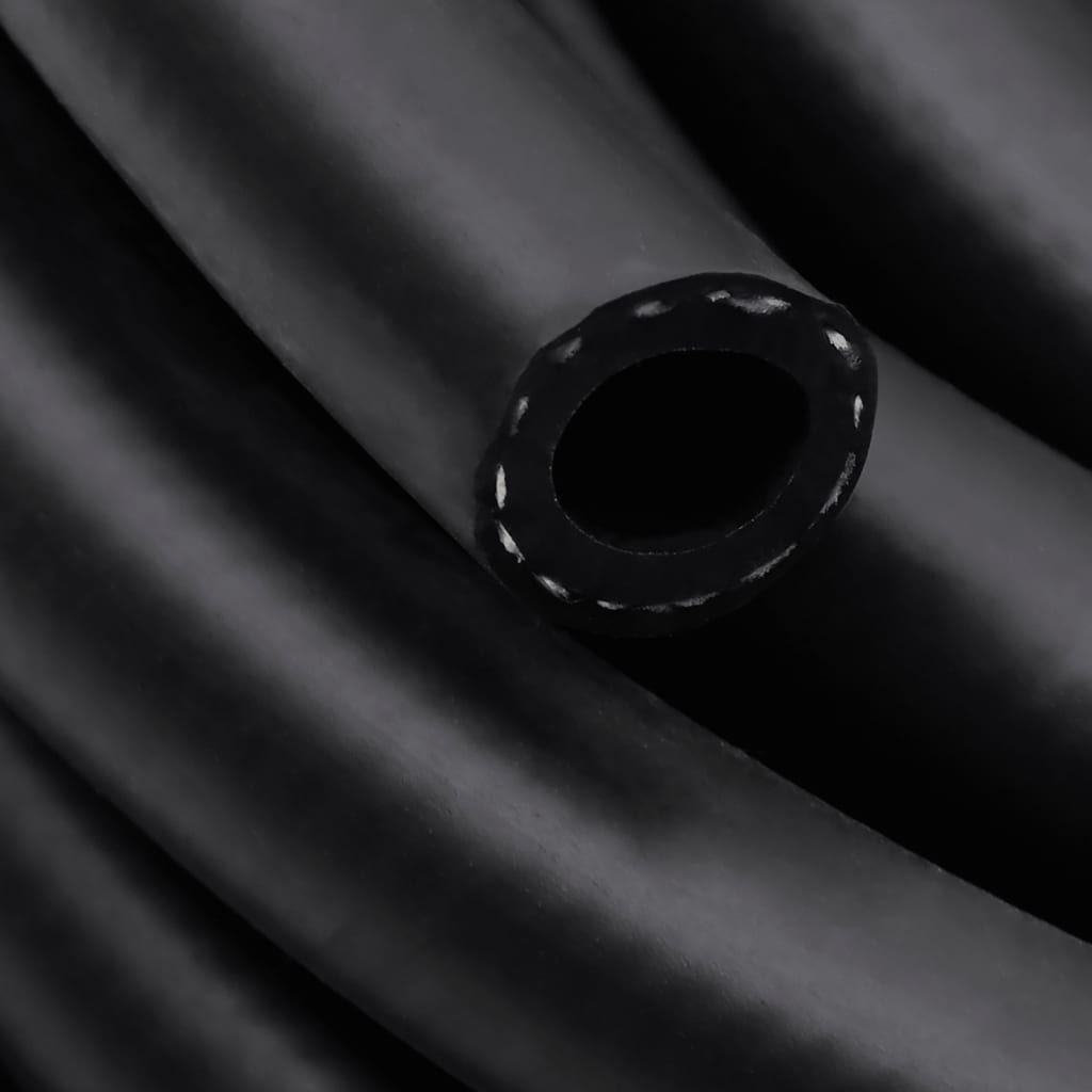 Luchtslang hybride 5 m rubber en PVC zwart