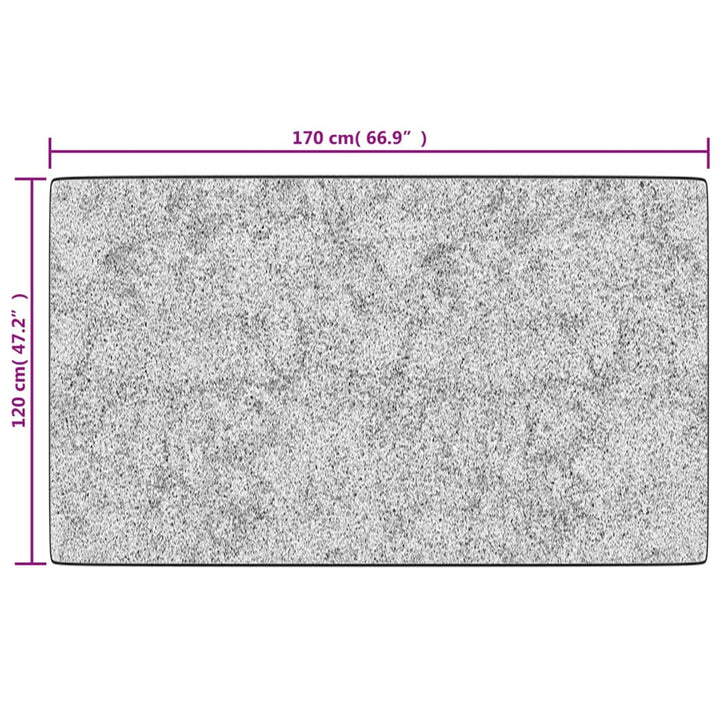 Vloerkleed wasbaar anti-slip 120x170 cm patchwork meerkleurig