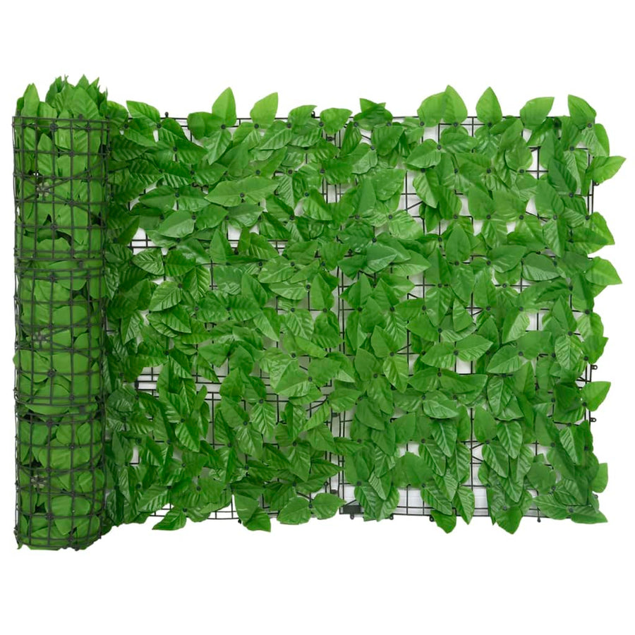 Balkonscherm met groene bladeren 300x75 cm - Griffin Retail