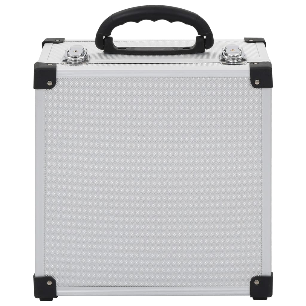 Cd-koffer voor 40 cd's aluminium ABS zilverkleurig - Griffin Retail