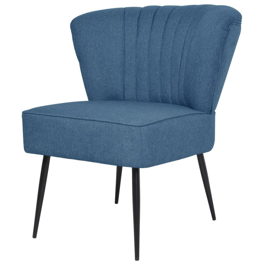 Cocktailstoel stof blauw - Griffin Retail