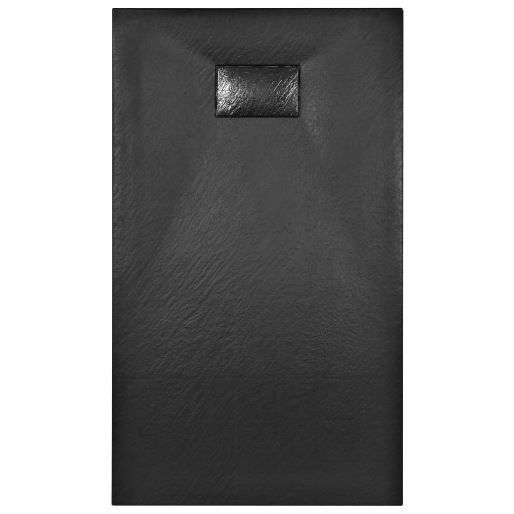 Douchebak 120x70 cm SMC zwart - Griffin Retail