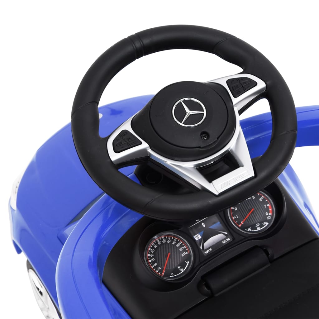Duw-loopauto Mercedes Benz C63 blauw - Griffin Retail
