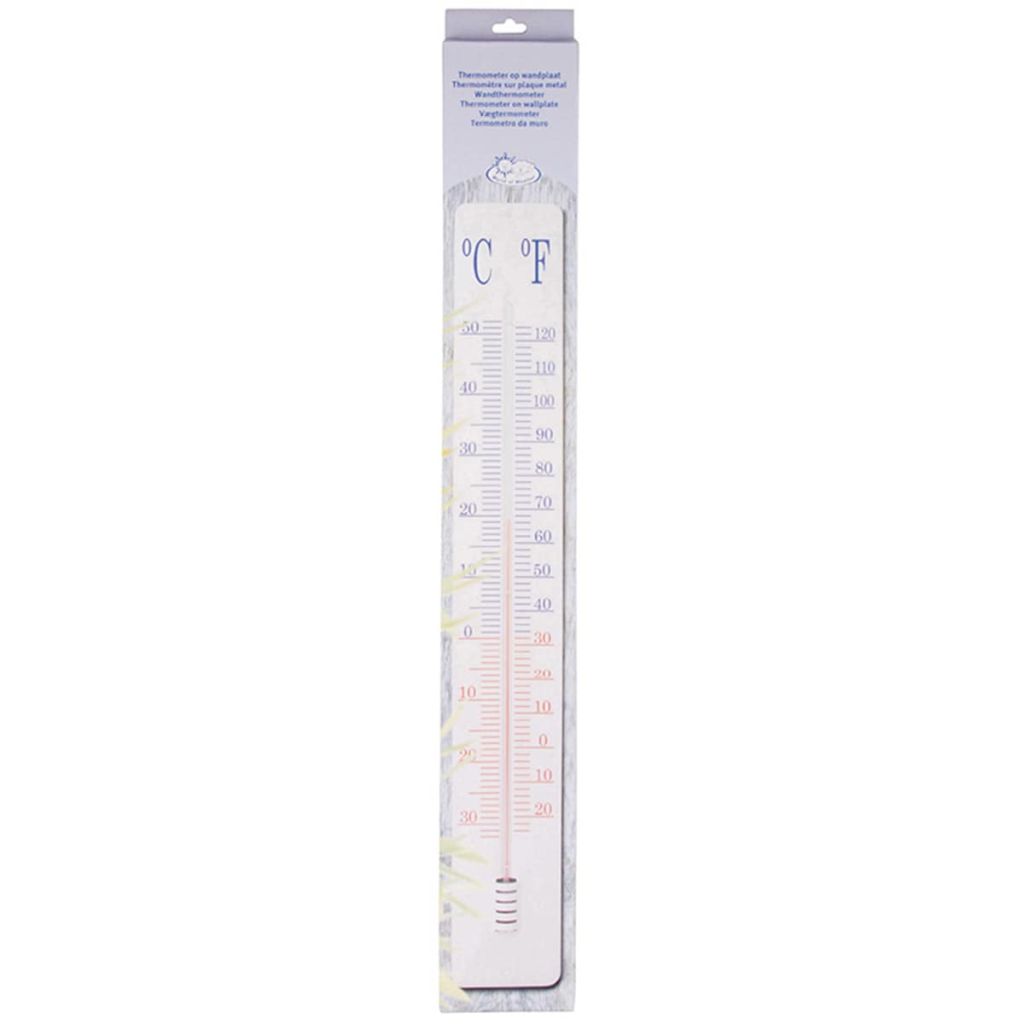 Esschert Design thermometer op wandplaat 90 cm TH9 - Griffin Retail