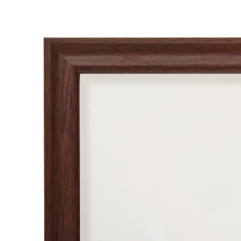 Fotolijsten 3 st voor wand of tafel 10x15 cm MDF donkerrood - Griffin Retail
