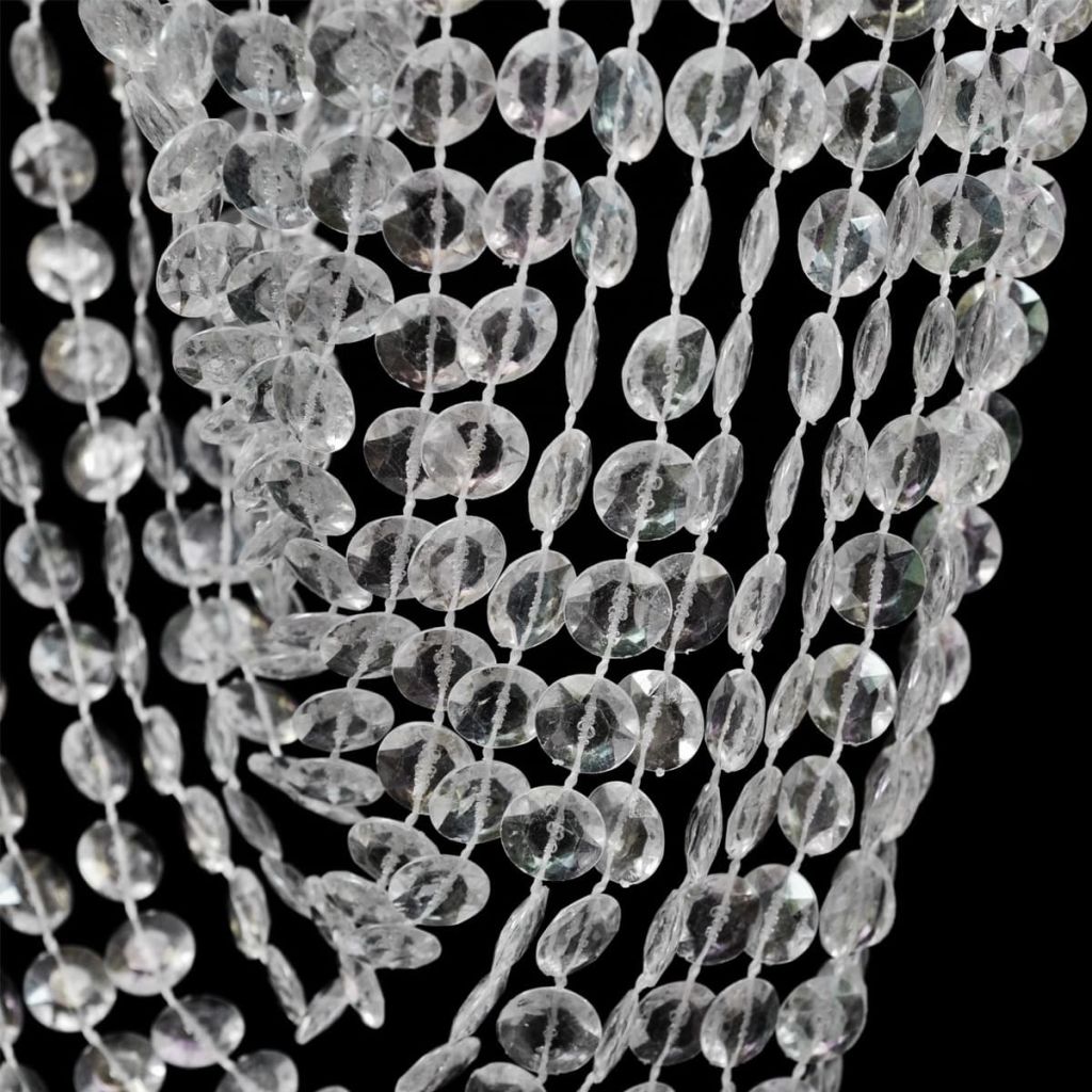 Kroonluchter met kristallen 22 x 58 cm - Griffin Retail