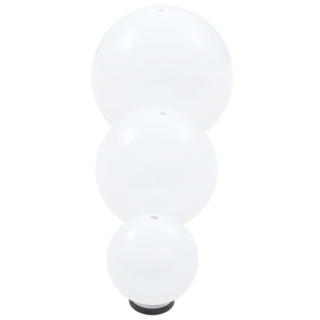 LED-bollampen rond 20/30/40 cm PMMA 3 st - Griffin Retail