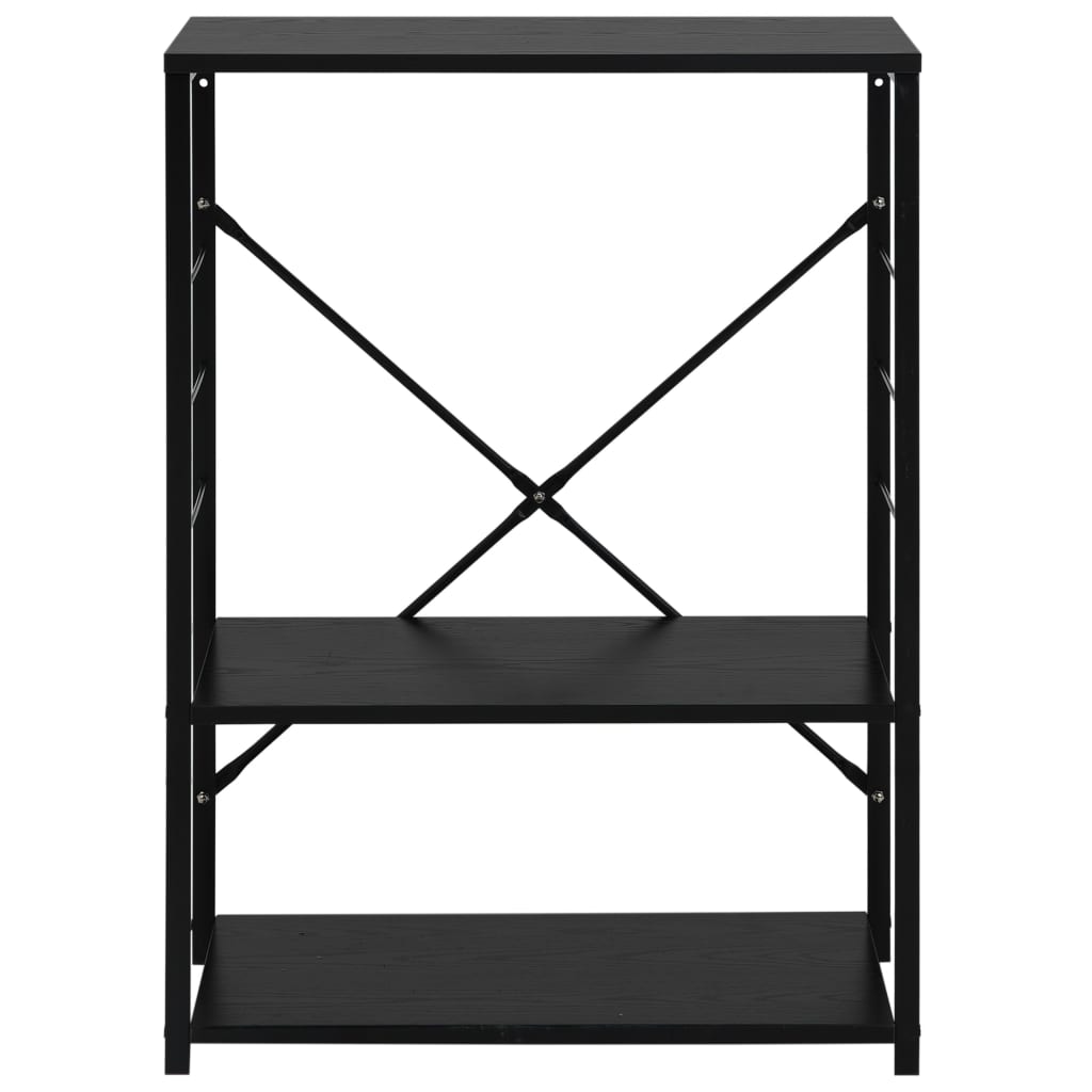 Magnetronkast 60x39,6x79,5 cm spaanplaat zwart - Griffin Retail