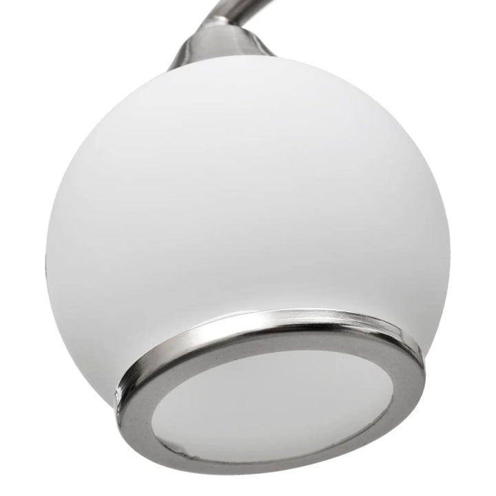 Plafondlamp glazen kappen + golvende rail voor 3 x E14 peertjes - Griffin Retail