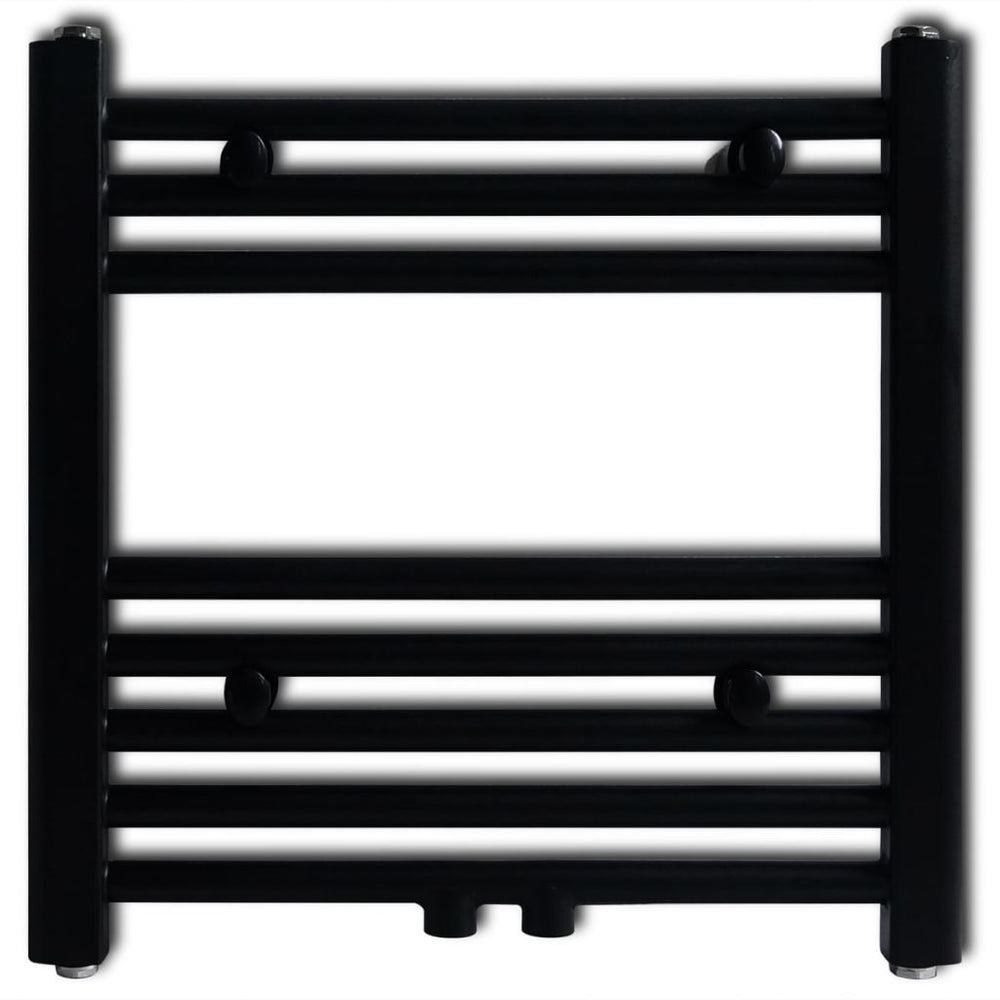 Radiator/handdoekenrek recht 480x480 mm zwart - Griffin Retail