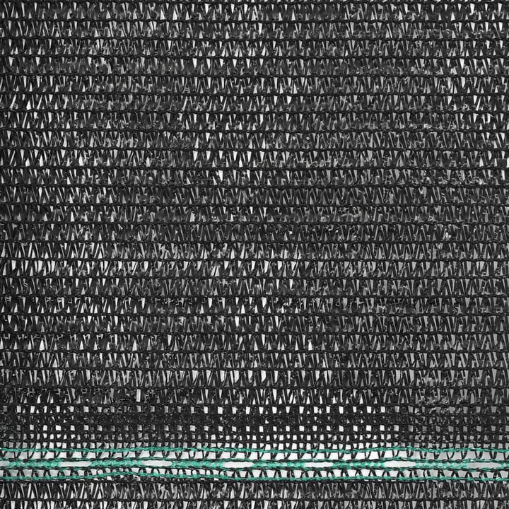 Tennisscherm 2x25 m HDPE zwart - Griffin Retail