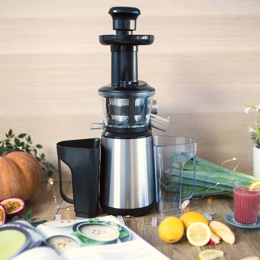 Livoo Slowjuicer verticaal 1 L 400 W grijs