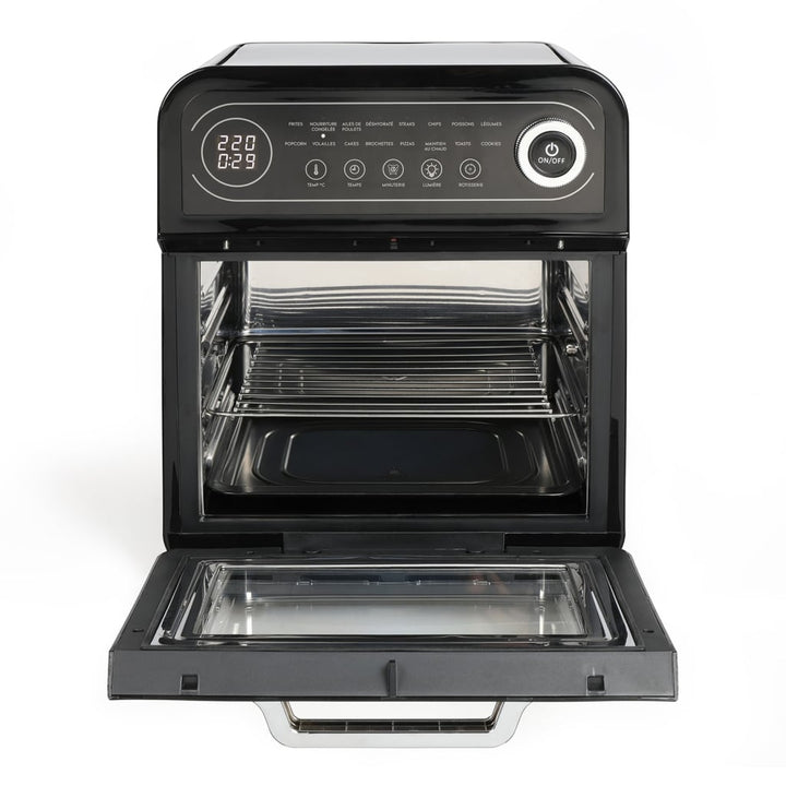 Livoo Airfryer oven 1600 W 12 L zwart