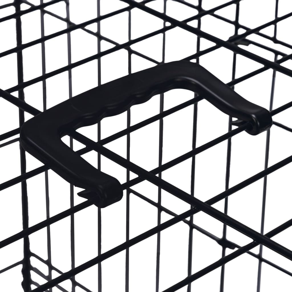 Karlie Hondenbench met 2 deuren 92x57x63 cm zwart