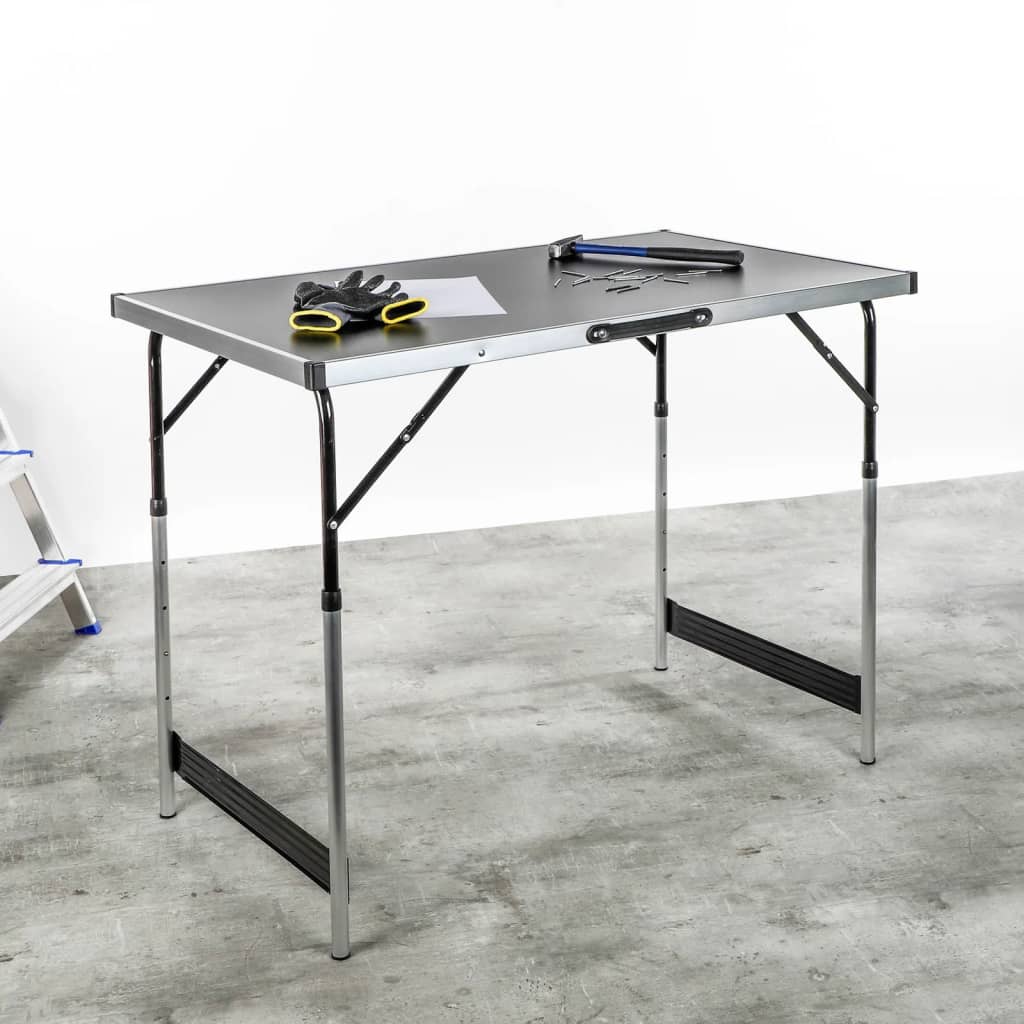 HI Klaptafel 100x60x94 cm aluminium