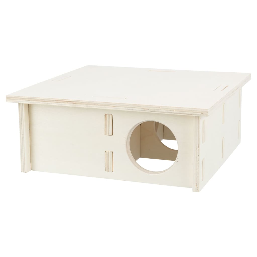 TRIXIE Knaagdierenhuis 4 kamers 25x10x25 cm hout