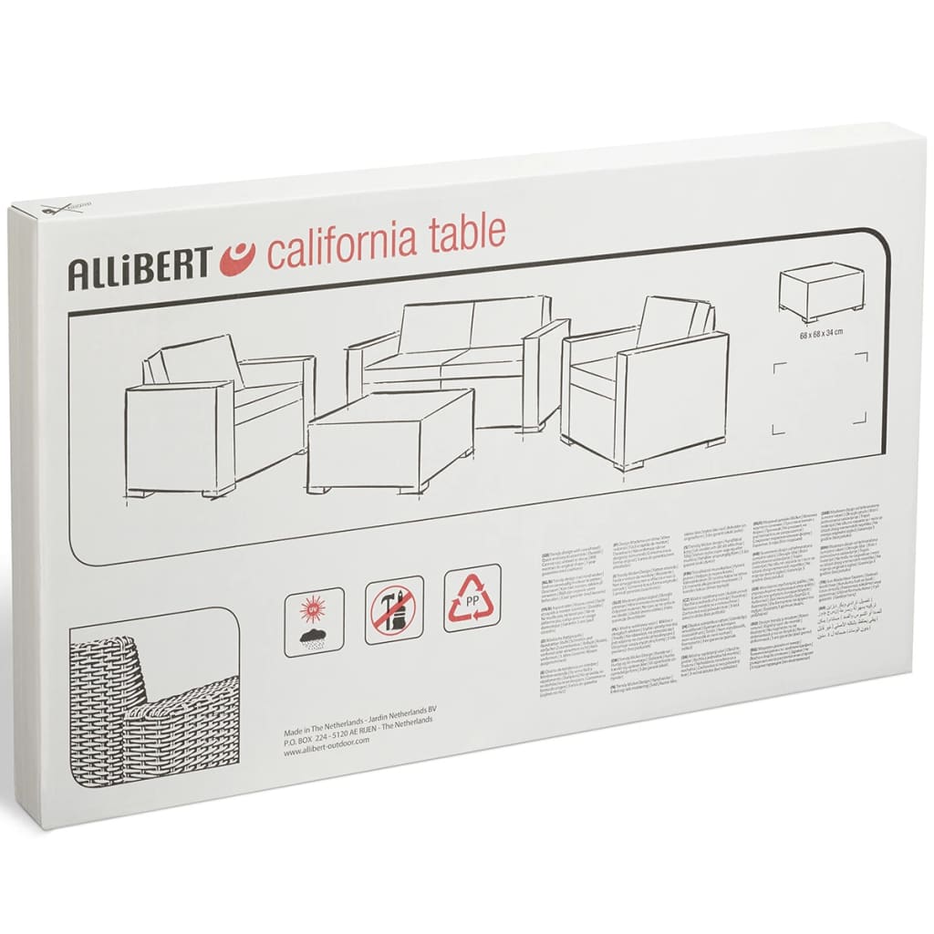 Keter Tuintafel California grafischkleurig 197421