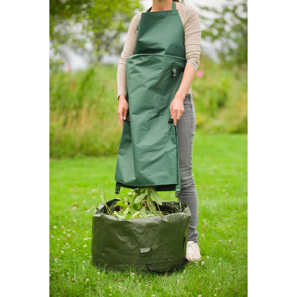 Nature Tuinschort met opvouwbare zak 130x55 cm groen