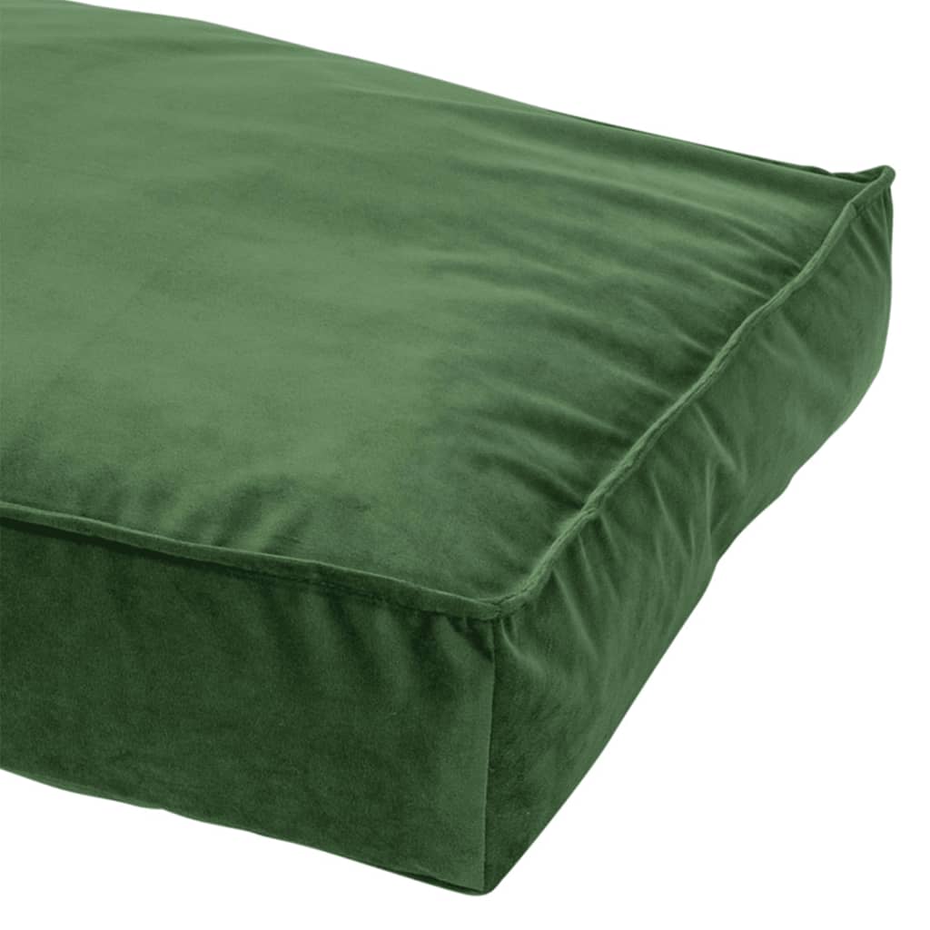 Madison Hondenkussen Velvet 120x90x15 cm groen