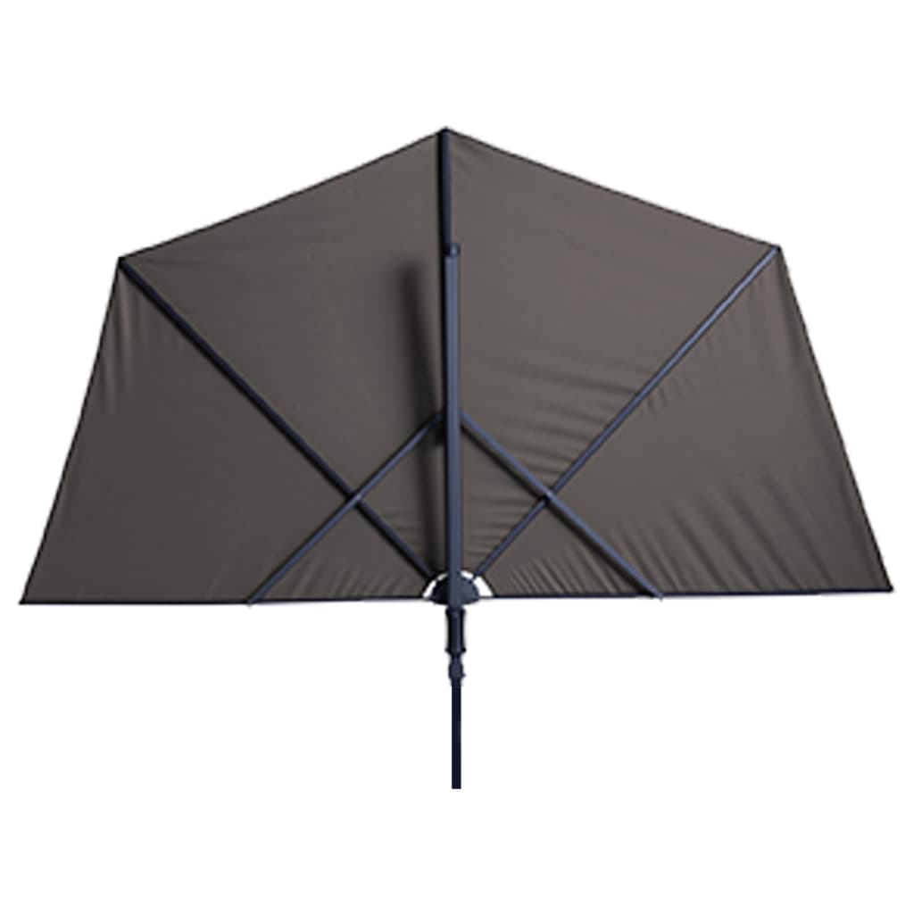 Madison Balkonparasol Sun Wave 270x150 cm lichtgrijs