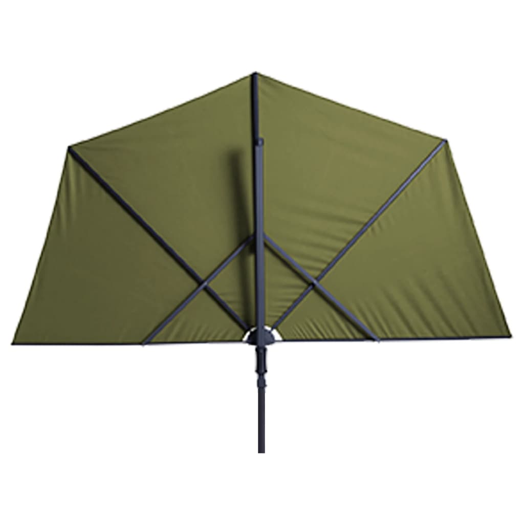 Madison Balkonparasol Sun Wave 270x150 cm saliegroen