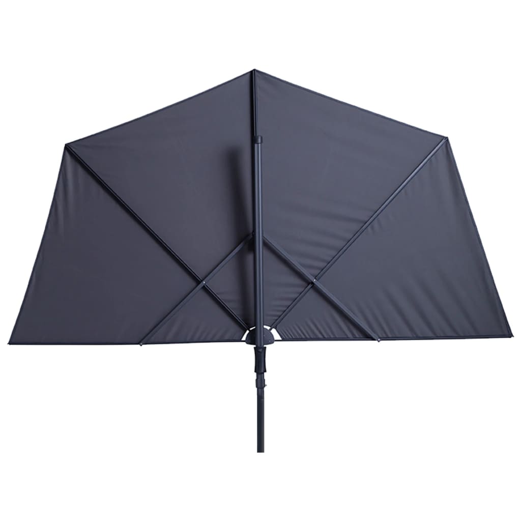 Madison Balkonparasol Sun Wave 270x150 cm grijs PAC3P014