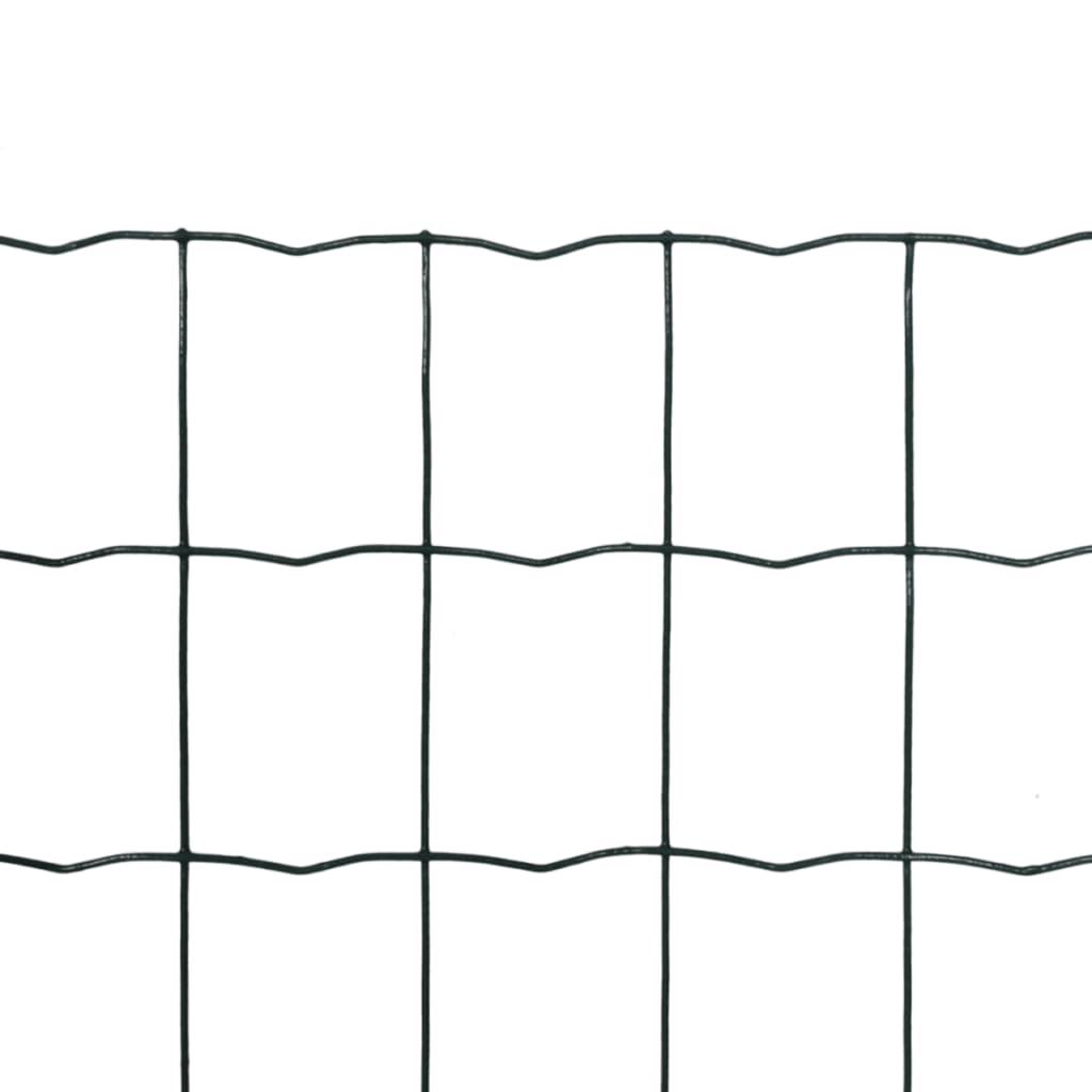 Eurohek 10x1,7m staal groen