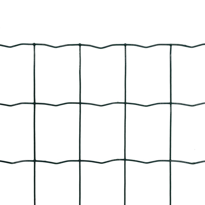 Eurohek 10x1,7m staal groen