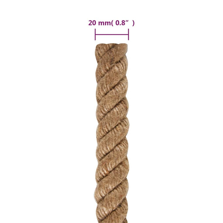 Touw 100% jute 20 mm 50 m