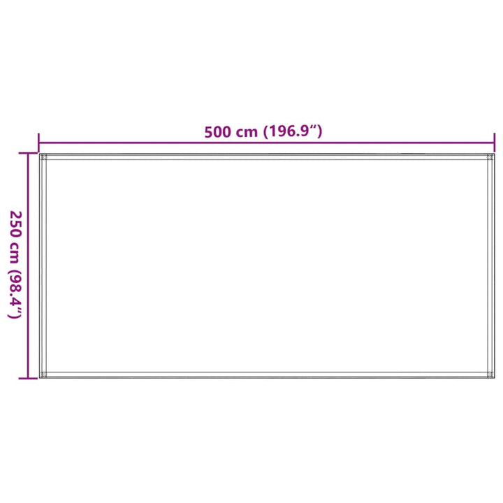 Tentapijt 250x500 cm antraciet