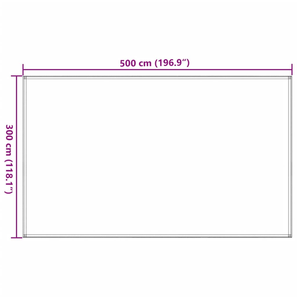 Tenttapijt 300x500 cm antraciet