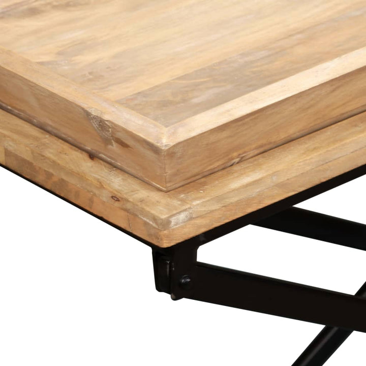 Salontafel 110x55x42 cm massief mangohout