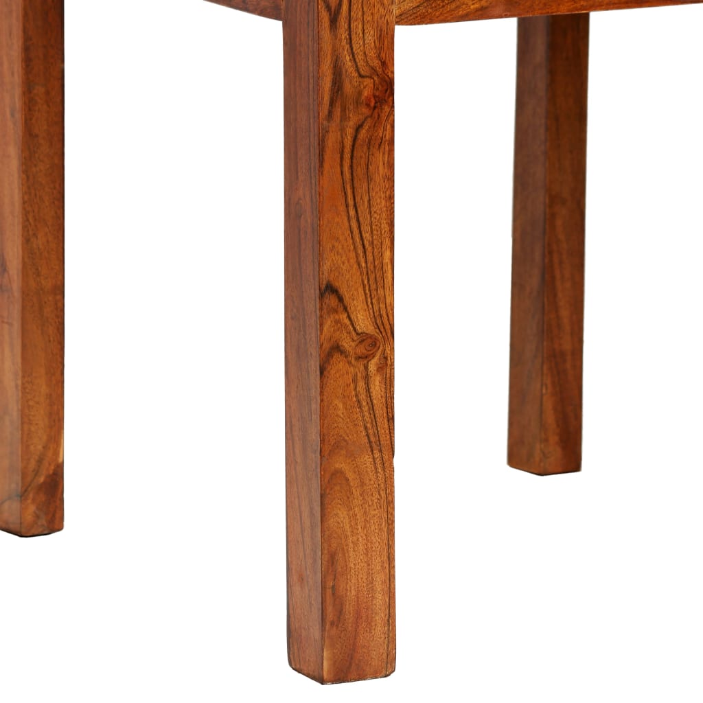 Eetkamerstoelen 4 st massief hout modern